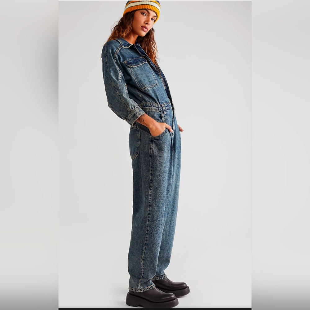 Free People/ We The Free Sammie Denim Coverall